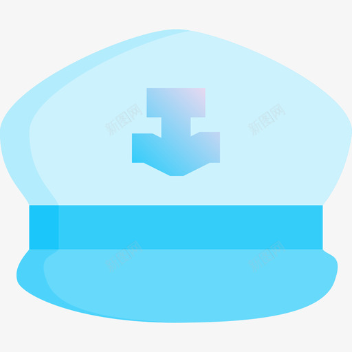 舰长海军3号蓝色图标svg_新图网 https://ixintu.com 海军3号 舰长 舰长logo 蓝色