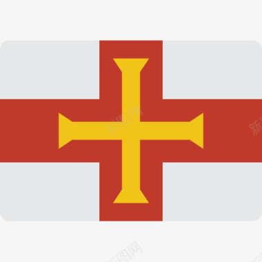 根西岛国旗15平坦图标图标