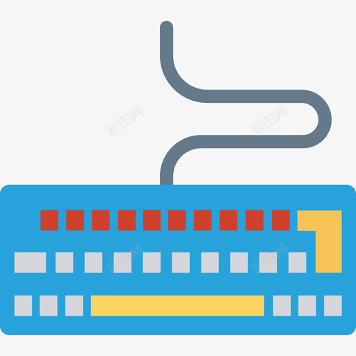 键盘网络和通信扁平图标svg_新图网 https://ixintu.com 扁平 网络和通信 键盘