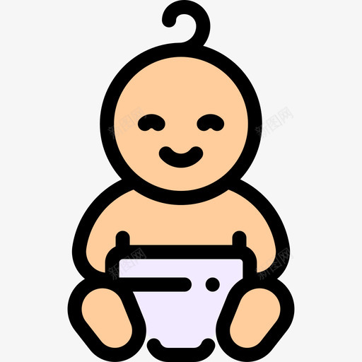 男婴孕妇6直系肤色图标svg_新图网 https://ixintu.com 孕妇6 男婴 直系肤色