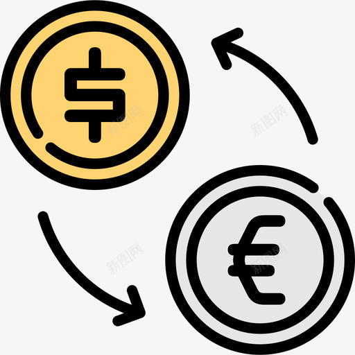 货币机场29线颜色图标svg_新图网 https://ixintu.com 机场29 线颜色 货币