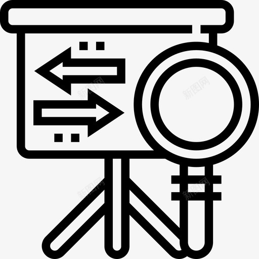 介绍营销策略线性图标svg_新图网 https://ixintu.com 介绍 线性 营销策略