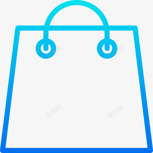 购物袋必需品营销2梯度图标svg_新图网 https://ixintu.com 必需品营销2 梯度 购物袋