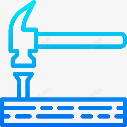 12号木工锤坡度图标svg_新图网 https://ixintu.com 12号木工锤 坡度