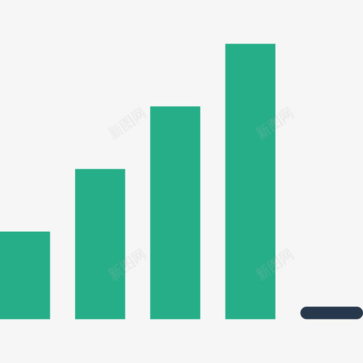 中等信号连接2扁平图标svg_新图网 https://ixintu.com 中等信号 扁平 连接2