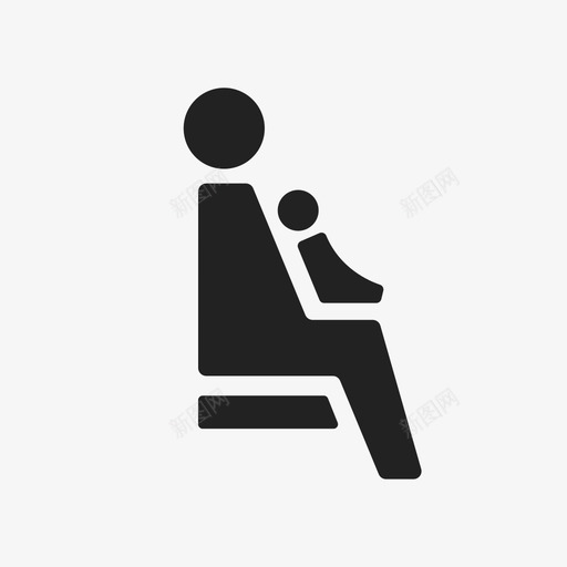 带小孩的乘客儿童乘客图标svg_新图网 https://ixintu.com 乘客 优先权 儿童 带小孩的乘客 座位