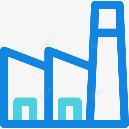 工厂杂项22线性蓝色图标svg_新图网 https://ixintu.com 工厂 杂项22 线性蓝色