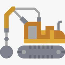 检球车图标破坏球2号施工车平的图标高清图片