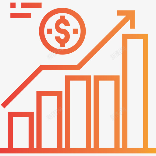 利润营销25梯度图标svg_新图网 https://ixintu.com 利润 梯度 营销25