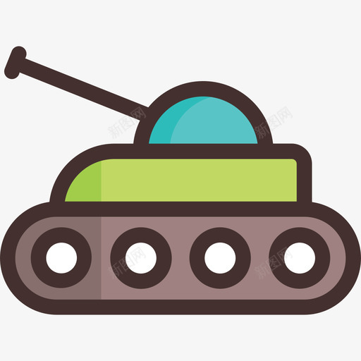 坦克陆军4线性颜色图标svg_新图网 https://ixintu.com 坦克 线性颜色 陆军4