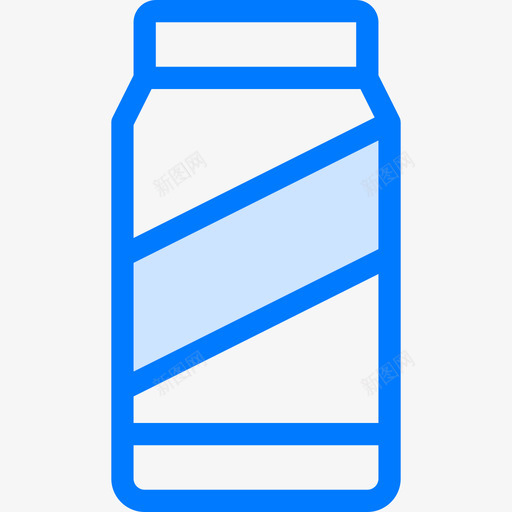 果汁饮料8蓝色图标svg_新图网 https://ixintu.com 果汁 蓝色 饮料8