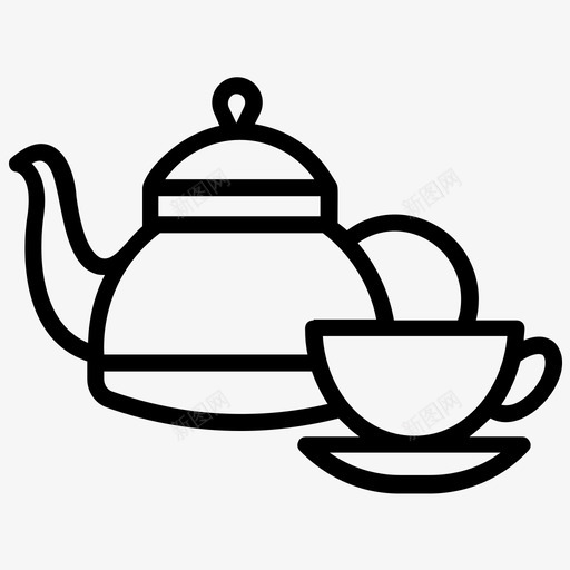 传统茶热饮料热茶图标svg_新图网 https://ixintu.com 传统咖啡 传统茶 热茶 热饮料 英国元素 英国饮料