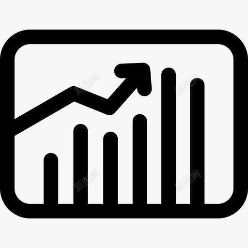 条形图业务分析8线性图标svg_新图网 https://ixintu.com 业务分析8 条形图 线性