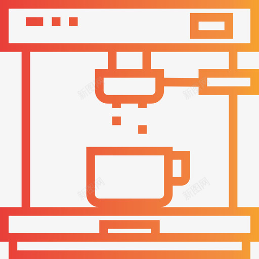咖啡机家用设备4坡度图标svg_新图网 https://ixintu.com 咖啡机 坡度 家用设备4