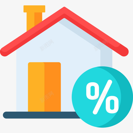 住宅房地产41公寓图标svg_新图网 https://ixintu.com 住宅 公寓 房地产41