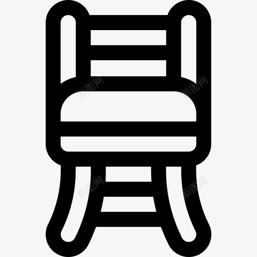 凳子复古装饰11线性图标svg_新图网 https://ixintu.com 凳子 复古装饰11 线性