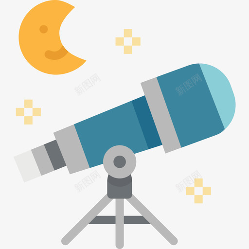 望远镜教育120平面图标svg_新图网 https://ixintu.com 平面 教育120 望远镜