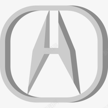 Acura交通标志3扁平图标图标