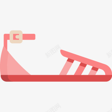 凉鞋鞋4平底鞋图标图标