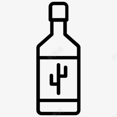龙舌兰酒酒精酒精饮料图标图标