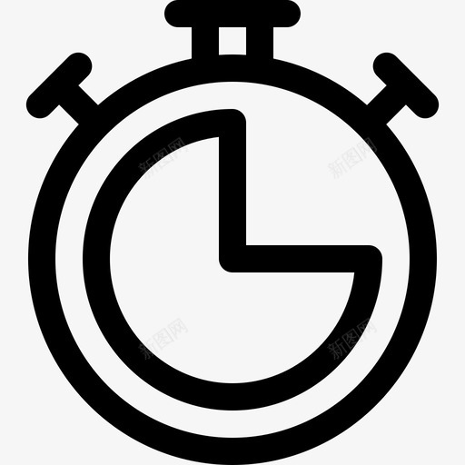 计时器时间管理14线性图标svg_新图网 https://ixintu.com 时间管理14 线性 计时器