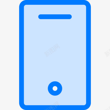 智能手机娱乐26蓝色图标图标