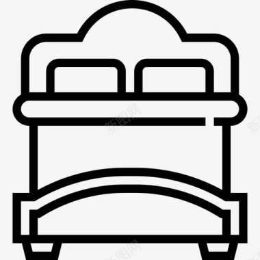 床家具73直线型图标图标