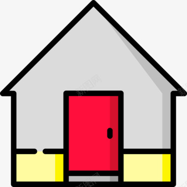 家必备品5线性颜色图标图标