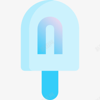 冰棒冰淇淋11蓝色图标图标