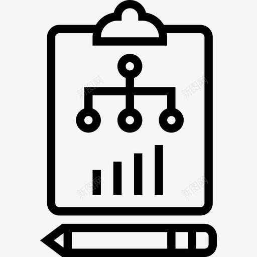 分析数字营销38线性图标svg_新图网 https://ixintu.com 分析 数字营销38 线性