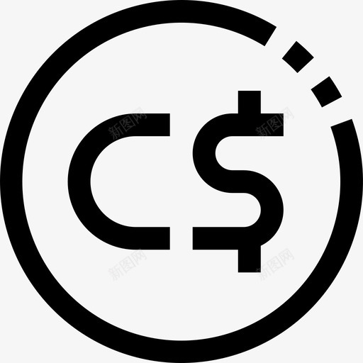 硬币加密货币7线性图标svg_新图网 https://ixintu.com 加密货币7 硬币 线性