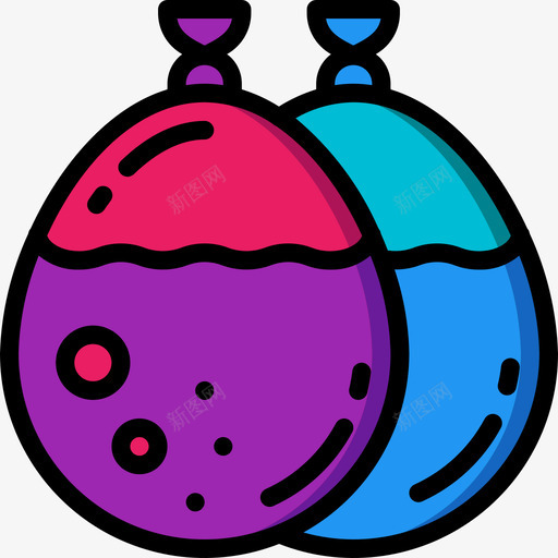 水球夏令时2线性颜色图标svg_新图网 https://ixintu.com 夏令时2 水球 线性颜色