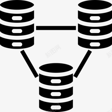 服务器大数据6固态图标图标