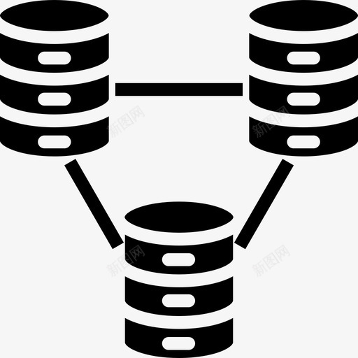 服务器大数据6固态图标svg_新图网 https://ixintu.com 固态 大数据6 服务器