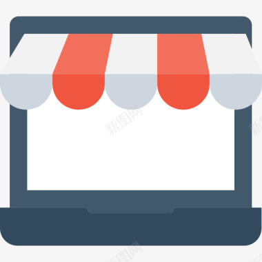 网上购物网页和开发11平面图标图标