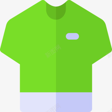 衬衫时尚电子商务7扁平图标图标