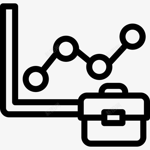 折线图分析4线性图标svg_新图网 https://ixintu.com 分析4 折线图 线性