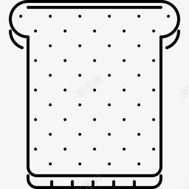 吐司食物46直系图标图标