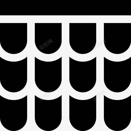 屋顶建筑11填充图标svg_新图网 https://ixintu.com 填充 屋顶 建筑11