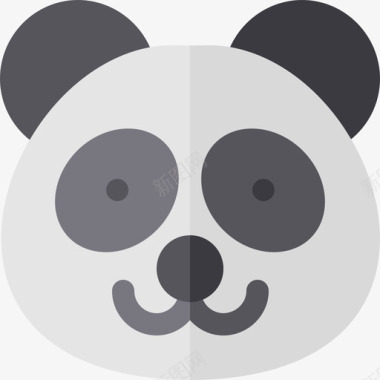 熊猫野生动物2公寓图标图标