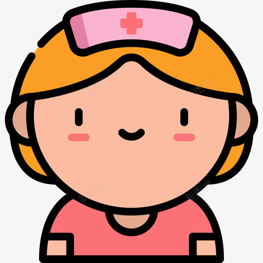 护士孕妇9岁直系肤色图标svg_新图网 https://ixintu.com 孕妇9岁 护士 直系肤色