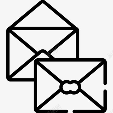 邮件文献12直系图标图标