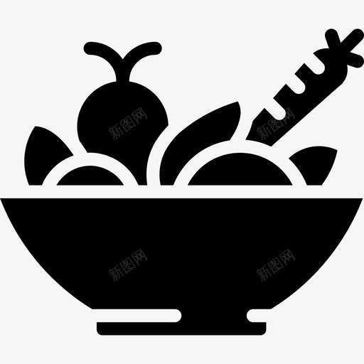 蔬菜美食2填充图标svg_新图网 https://ixintu.com 填充 美食2 蔬菜