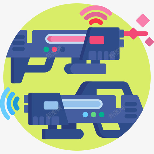 武器未来技术13平面图标svg_新图网 https://ixintu.com 平面 未来技术13 武器