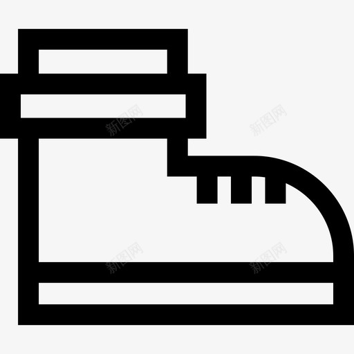 鞋北极5直线型图标svg_新图网 https://ixintu.com 北极5 直线型 鞋