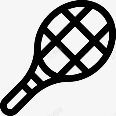 网球酒店服务32直线图标图标