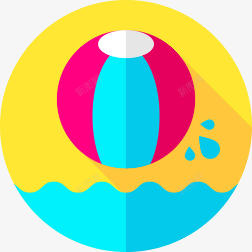 球水上公园10平坦图标svg_新图网 https://ixintu.com 平坦 水上公园10 球