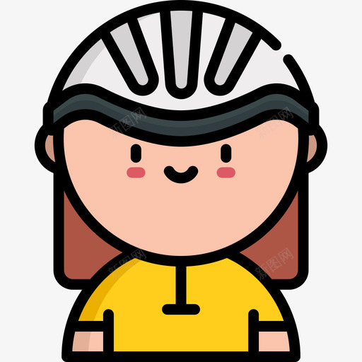 骑自行车积极的生活方式10线性颜色图标svg_新图网 https://ixintu.com 积极的生活方式10 线性颜色 骑自行车