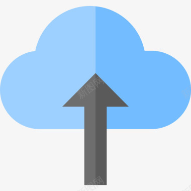 上传互联网技术2平面图标图标