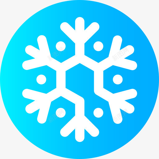 冬季144号天气圆形图标svg_新图网 https://ixintu.com 144号天气 冬季 圆形